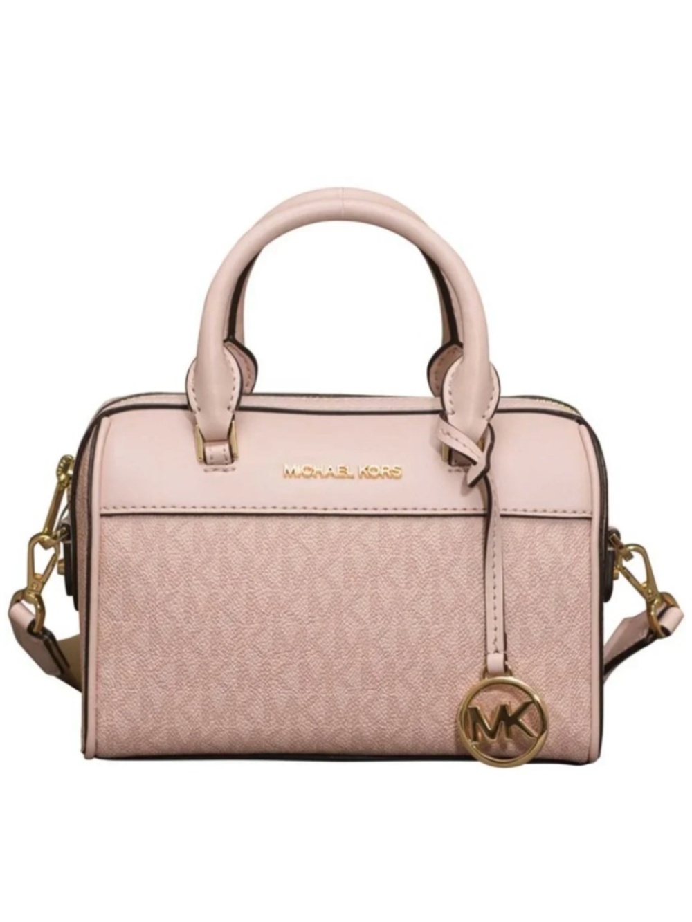 Michael Kors XS Travel Duffle Xbody Bag in Dark Powder Blush